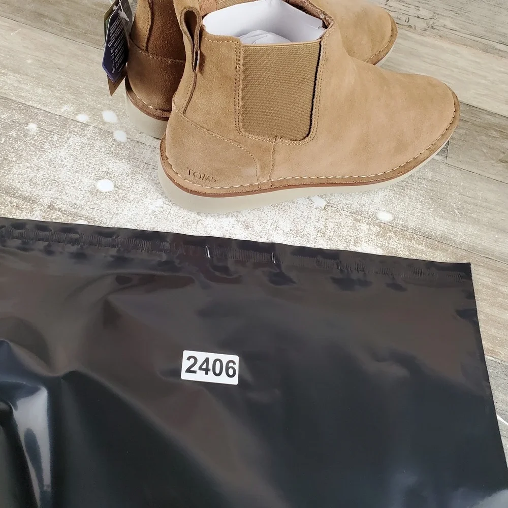 Toms Skyline Mens Chelsea Boot Sz 7 Comfort Toffee Suede Round Toe Pull On Ankle